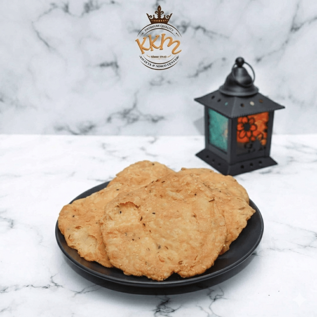 Crispy aam puri mango flavored snack Pakistan