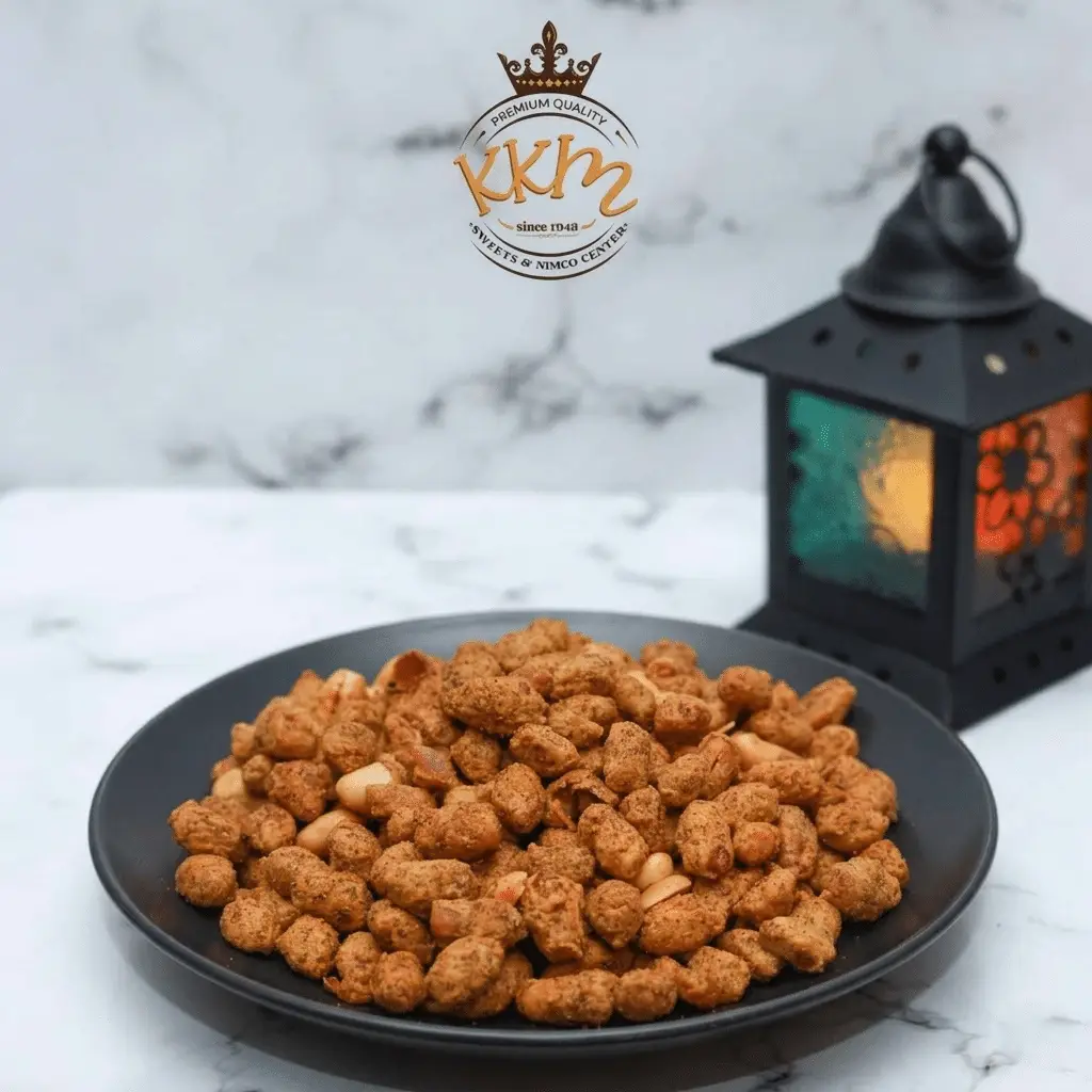 Crunchy besan coated peanuts snack Pakistan
