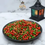 Colorful crispy rangeen matar peas snack Pakistan