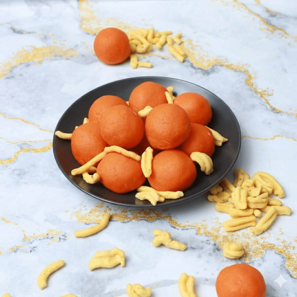 Fresh Lassa Ladu traditional Pakistani ghee ladoo