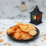 Crispy plain masala chips spiced snack Pakistan