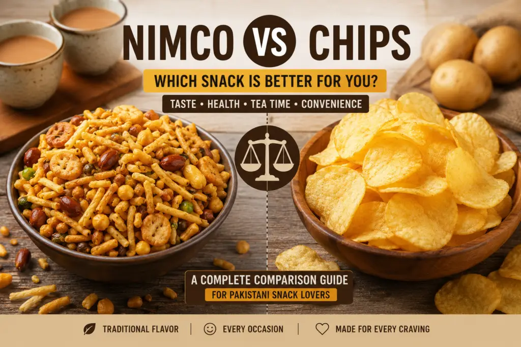 Nimco vs chips comparison for Pakistani snack lovers.